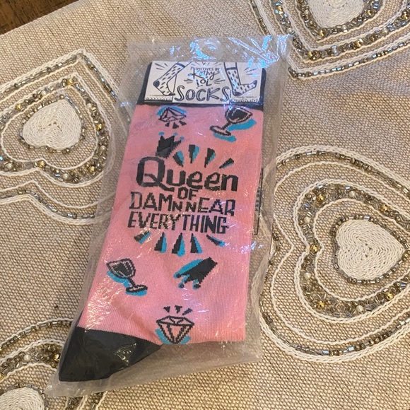 Queen of Damn Near Everything Socks - Picture 3 of 6
